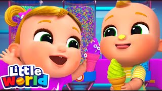 Ice Cream Song  Little World Kids Songs amp Nursery Rhymes [upl. by Neve465]