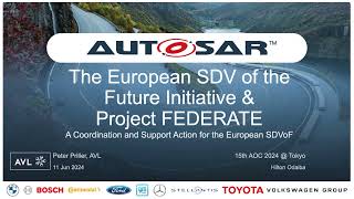 07 EU Federate The European SDV Of The Future Initiative by Priller [upl. by Ardel]