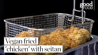 How to make vegan fried chicken with seitan [upl. by Xylon453]