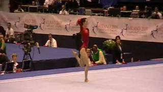 Elizabeth Tweddle  Corpo Libero  Europei Milano 2009 [upl. by Ailido386]