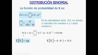 Distribución Binomial   UPV [upl. by Sabian]