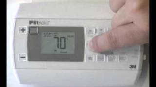 How to program the Filtrete 3M22 thermostat [upl. by Valdes717]