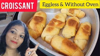 croissants  CROISSANT RECIPE l EGGLESS amp WITHOUT OVEN  CHRISTMAS RECIPE  croissantrecipe [upl. by Riamu453]