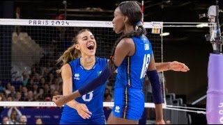 Le Azzurre del Volley Femminile DISTRUGGONO Team USA 30 e si prendono lORO OLIMPICO a Parigi 2024 [upl. by Long135]