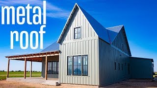 The BEST Metal Roof for a Modern Farmhouse  Galvanized vs Galvalume  Whats the difference [upl. by Sarkaria]