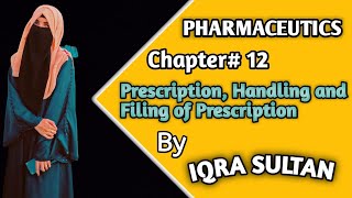 Prescription Handling and Filling of Prescription Pharmaceutics 1st year B Pharmacy [upl. by Schonthal549]