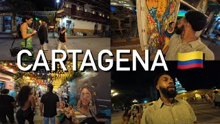 Cartagena Colombias WILD Nightlife  A Single Mans Paradise Summer 2024 Walled City Solo Travel [upl. by Airdnat]