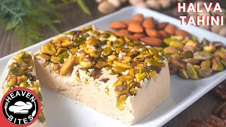 4 ingredients 10 minutes no bake no flour Halva Tahini Recipe sweet [upl. by Bowra84]