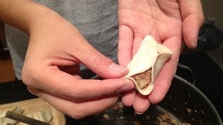 My Chinese Recipes How to Make Chinese Dumpling Wrappers [upl. by Ramalahs]