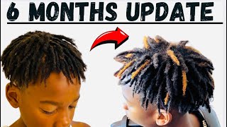 6 months Starter loc UpdateMen Short HairLoc take down [upl. by Ymmit352]