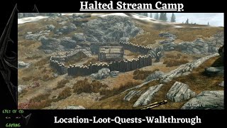 Halted Stream Camp Location showcase Spell Tome Transmute Ore and Poachers Axe [upl. by Ali627]