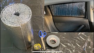 How To Make Sun Shades  Privacy Shades For Your Car For Under 30 [upl. by Swanhilda]