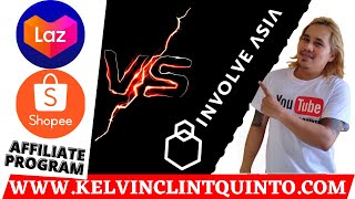 ⛔️Involve Asia Vs Lazada and Shopee Affiliate Program [upl. by Nalorac]