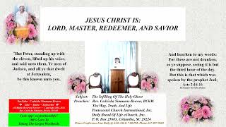 The Joyous Infilling Of The Holy Spirit Rev Cedricka SimmonsBrown [upl. by Lap]