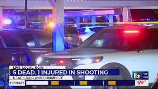 5 dead 13yearold injured in North Las Vegas shooting [upl. by Poulter]