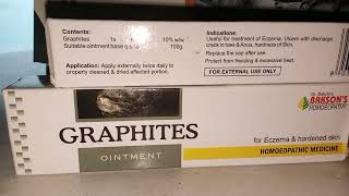 graphites ointment for eczema amp hardened skin homoeopathic medicine [upl. by Anitteb58]