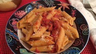 Spicy Sausage Penne allArrabbiata Recipe  Episode 125 [upl. by Anailli]