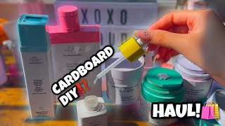 🛍⚡️DIY CARDBOARD SKINCARE HAUL⚡️🤭 [upl. by Chae27]