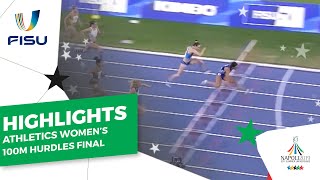 Athletics Womens 100M Hurdles Napoli2019 [upl. by Delwyn581]