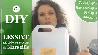 ☯ LESSIVE LIQUIDE au savon de Marseille 🌿 DIY MENAGER ☯ [upl. by Airakaz715]