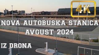 Snimak iz drona  Nova glavna autobuska stanica Beograd  Avgust 2024 4K [upl. by Julina]