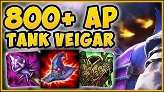 WTF COLLECT 6000 GOLD WORTH OF FREE AP WITH TANK VEIGAR VEIGAR TOP GAMEPLAY  League of Legends [upl. by Ainevuol]