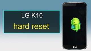 how to factory hard reset lg k10 [upl. by Haerb]