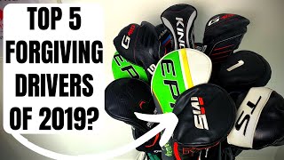 Top 5 Forgiving Drivers For Mid to High Handicaps of 2019 [upl. by Nosrak]