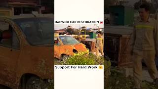 Restoration of 50 Years Old Daewoo  Restored old car to New restoration shorts [upl. by Enaillil948]