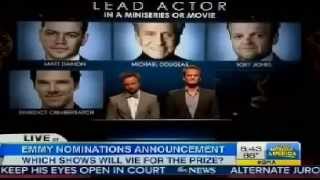 65th Primetime Emmy Nominations Announcement 2013 [upl. by Ycniuqal782]