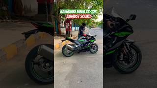 Kawasaki Ninja ZX10R Exhaust Sound 🔥  BikeWale shorts ninjazx10r [upl. by Errot]