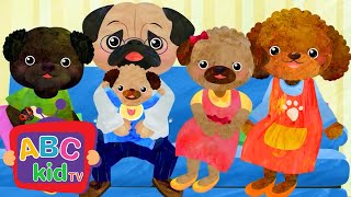 Finger Family Dog Version  Animal Stories for Toddlers  ABC Kid TV  Nursery Rhymes amp Kids Songs [upl. by Pierrepont]