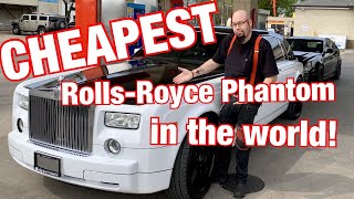 I bought the cheapest Rolls Royce Phantom in the world The most in depth look at the car [upl. by Adiuqal]