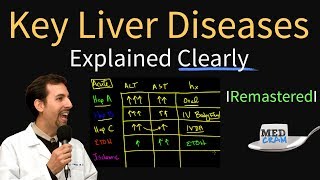 Diagnosis of Key Liver Diseases  Hepatitis A B C vs Alcoholic vs Ischemic AST vs ALT Labs [upl. by Niehaus666]