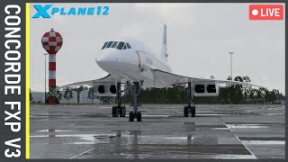 Xplane 12  Concorde FXP Heritage mod  Отказ 4 двигателей  Почти [upl. by Eresed]