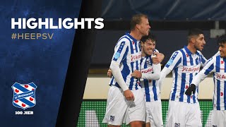 Highlights  sc Heerenveen  PSV  Eredivisie 20202021 [upl. by Iznil]