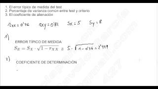 VALIDEZ COEFICIENTE DE DETERMINACIÓN Y COEFICIENTE DE ALIENACIÓN [upl. by Aeslahc940]