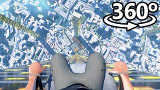 FALLING FROM BUILDING in 360°  VR  4K 😧 [upl. by Robby]