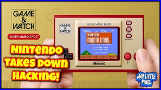 Nintendo Takes Down Game amp Watch Super Mario Bros HACKING [upl. by Auqinal944]