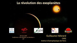 quotLa révolution des exoplanètesquot par Guillaume Hébrard [upl. by Diva]