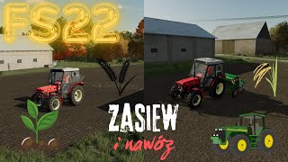 Farming Simulator 22  Zasiew i Nawozenie Pola [upl. by Oiuqise]