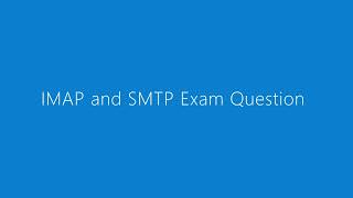 IMAP and SMTP GCSE [upl. by Inalaehak3]