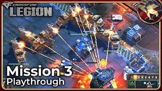 Crossfire Legion  PHOENIX RISING  Campaign Mission 3 Full Playthrough [upl. by Eirrac]