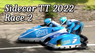 Isle of Man TT 2022  High Speed Cornering At Its Best Sidecar Race 2 [upl. by Nasas952]