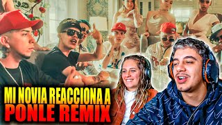 MI NOVIA REACCIONA A PONLE REMIX EduKingz [upl. by Holtorf]