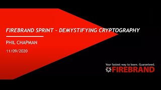 Firebrand Sprint Demystifying Cryptography  Part 1 [upl. by Nuaj10]