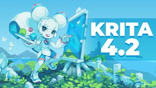 New Features in Krita 42 Release Video [upl. by Ahsanat]