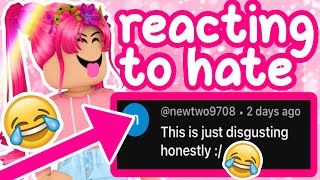 RESPONDING TO HATE VIDEOS CXKIOS EXPOSEDRUDE DRAMA ROBLOX NEWSRANT [upl. by Jeuz785]