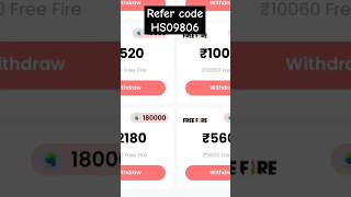 free google redeem code app redeemcode freefire bgmi yputubeshorts shorts [upl. by Chemaram]