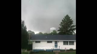 Tornado in Marshalltown Iowa USA july 19 2018  Торнадо в Маршалтауне Айова США 19072018 [upl. by Traggat]